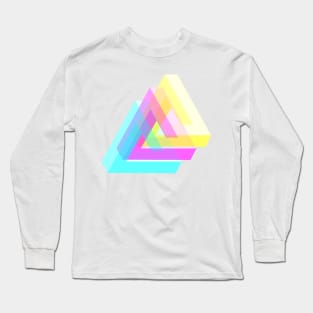 Impossible AND transparent triangles V1 Long Sleeve T-Shirt